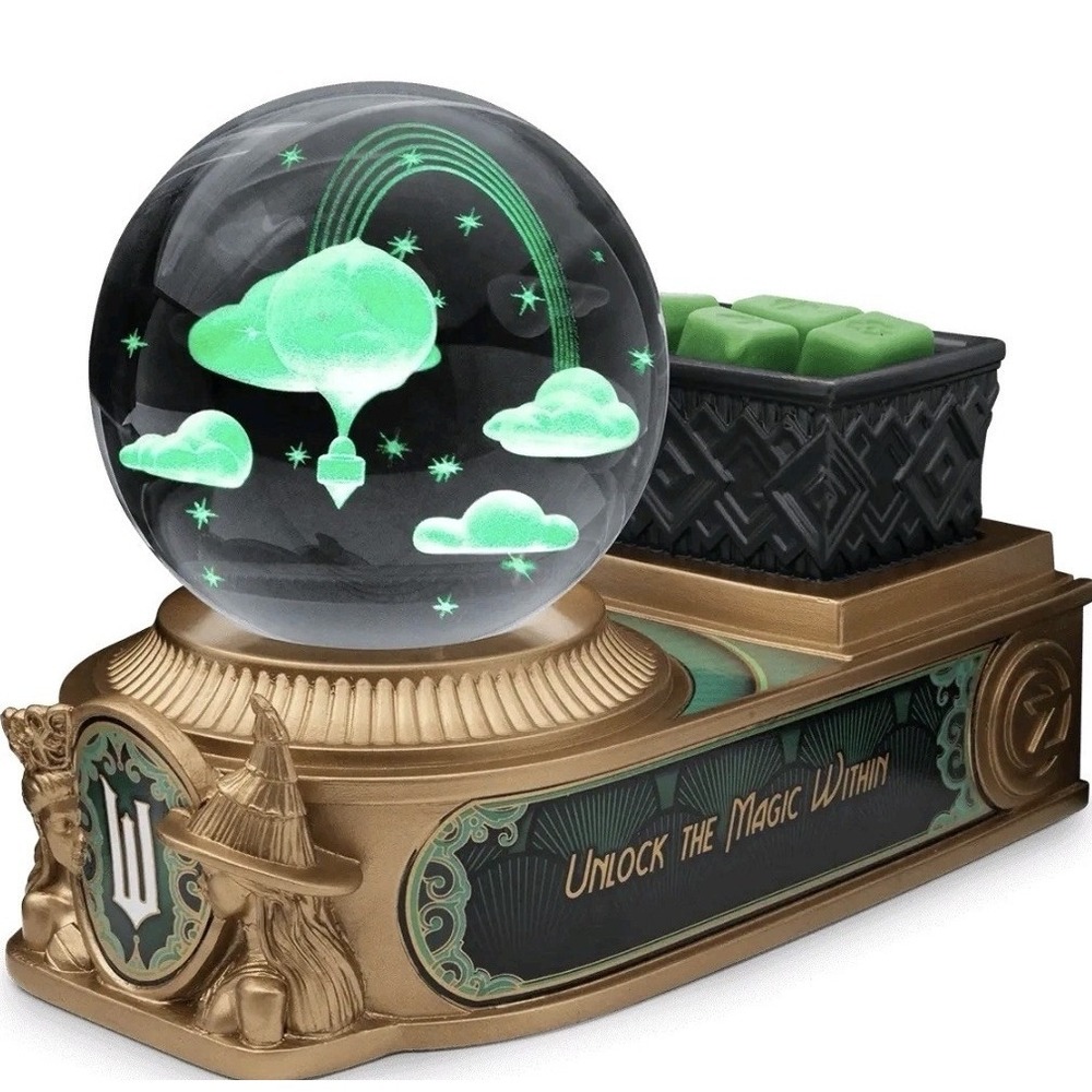Scentsy Wicked Warmer Emerald City Crystal Ball Wax Melter New in Box Broadway